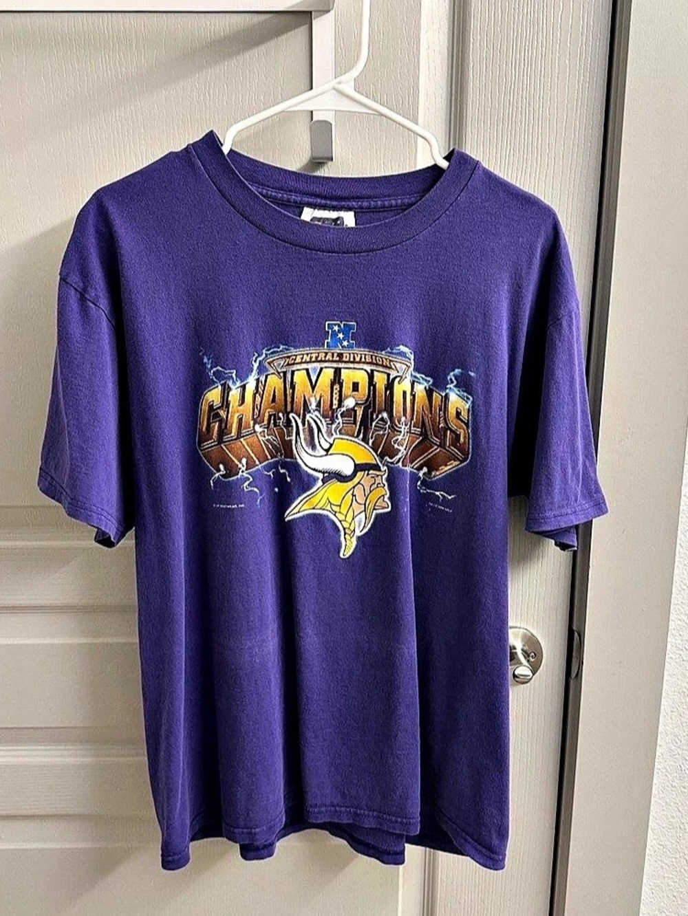 G7 Minnesota Vikings Championship Tee Size Large